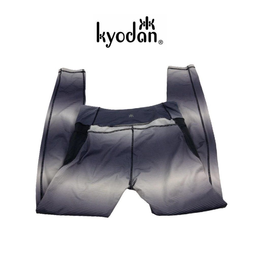 Kyodan Black & White Yoga Pants. Sz M